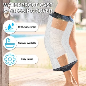 <span class=keywords><strong>Protection</strong></span> de plaie de douche réutilisable en gros pour jambe et cuisse, protège-gaine pour cathéter PICC, bandage imperméable, protège-gaine imperméable - Product Image 5