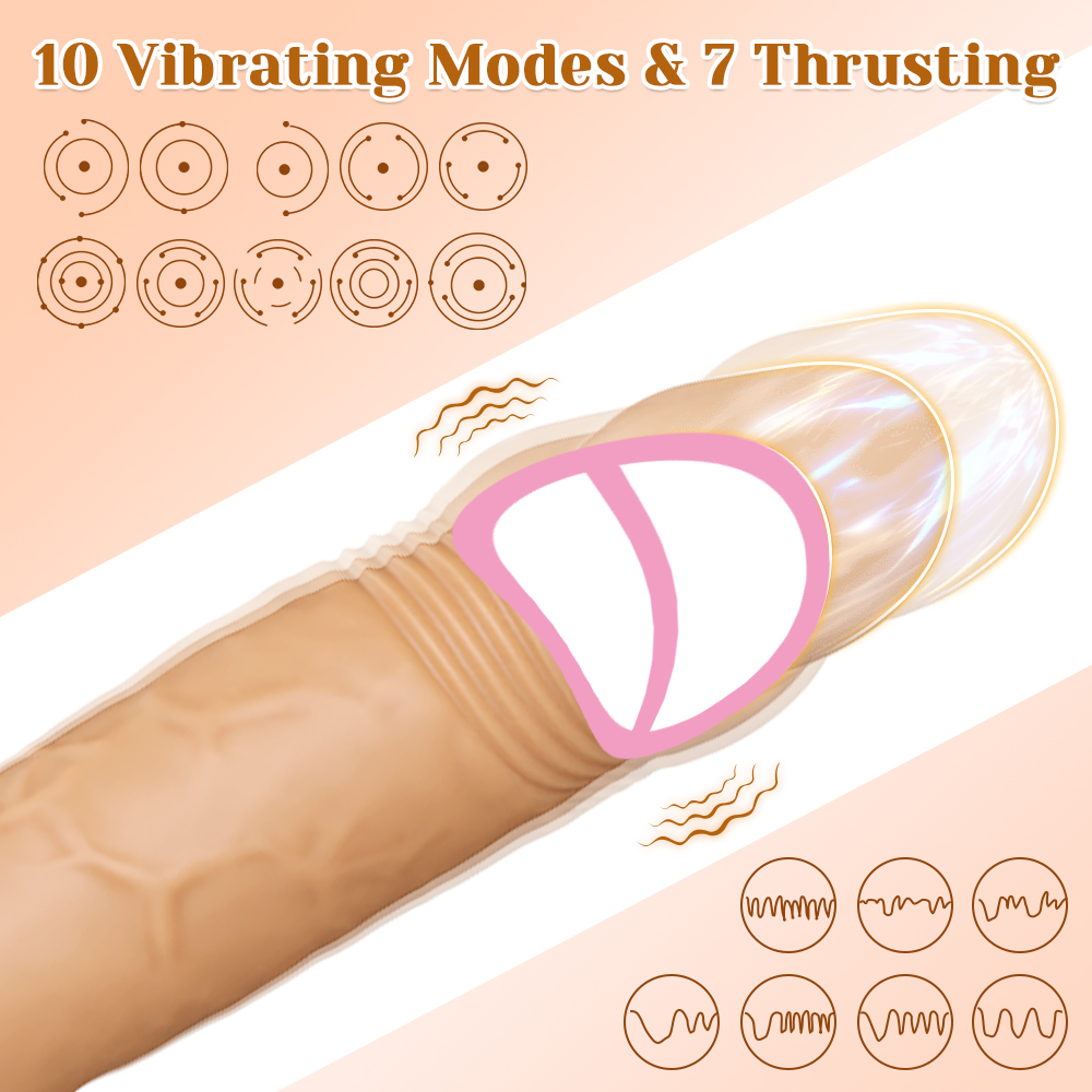Handheld 5.2 Inch Vibrating Dildo - Perfect for Masturbation Handheld 5.2 Inch Vibrating Dildo - Perfect for Masturbation