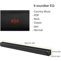 Barre de son Bluetooth Samtronic, lecteur de musique USB, système audio intelligent pour la maison, barre de son HiFi, haut-parleur sans fil pour TV/ordinateur