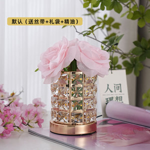 Lámpara de rosa con luz nocturna LED de tulipán moderno para dormitorio, sala de estar, ambiente decorativo de sentido avanzado, regalo de cumpleaños, enchufe de batería - Product Image 6