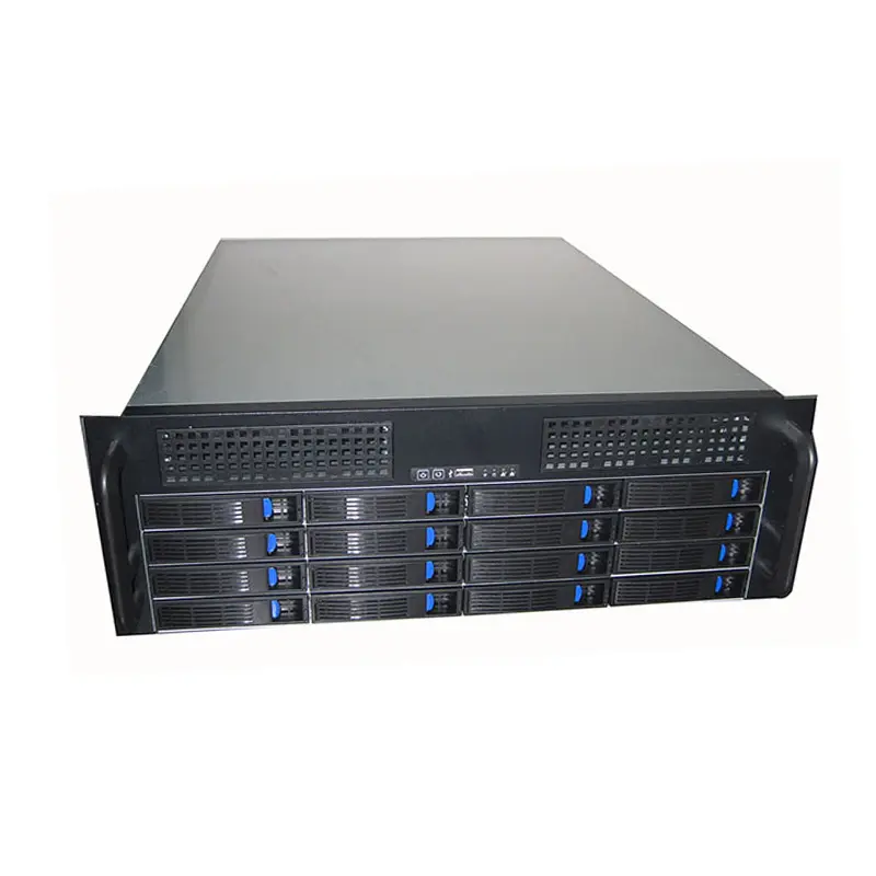 Bán Hot Máy Chủ 4U Chassis Rackmount Trường Hợp Kim Loại Rack Mount Trường Hợp Máy Tính với 16 Trao Đổi Nóng Vịnh