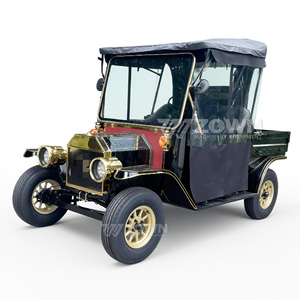 Sokakta Kullanıma Uygun 48V Elektrikli Vintage Golf Arabası Klasik Gezi Servis Otobüsü Özel Taşıma - Product Image 4