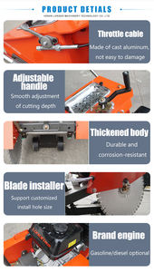 Découpeuse de route de trottoir d'asphalte de béton diesel d'essence de Q500B - Product Image 5