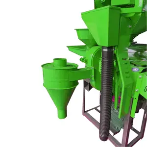 New design Combined Rice milling machine with Paddy straw and broken rice separator
