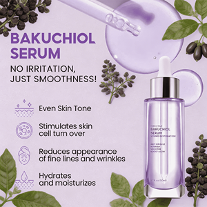 Suero Facial Antienvejecimiento con Colágeno, Niacinamida y Bakuchiol Orgánico de Marca Privada, Producto para el Cuidado de la <span class=keywords><strong>Piel</strong></span>, Cosmética Coreana - Product Image 3
