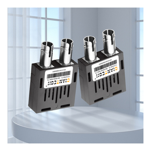 Giantech 10m 1*9 tốc độ thấp mô-đun quang học Multimode 850nm sợi kép ST Máy chủ nối tiếp 9-pin mô-đun sợi phương tiện truyền thông chuyển đổi PoE - Product Image 2