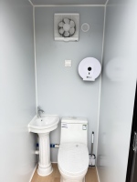 Baño Portátil Sanitario, Inodoro Móvil con Diseño Moderno, Material de Contenedor Transpirable para Uso en Exteriores y Dormitorios