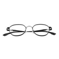 Monturas de Gafas Metálicas Retro Tradicionales de Titanio IP con Logotipo Personalizado, Monturas Ópticas, Monturas para Gafas, Diseño Óptico, Gafas Y2K