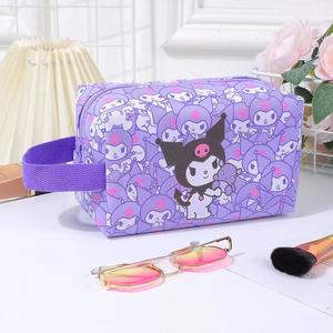 クロミ高品質PUレザーメイクアップバッグ漫画風キュート防水ハンドバッグ携帯用ハンドバッグ大容量旅行収納バッグ - Product Image 2