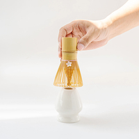 Fouet à Matcha en Bambou Fait Main avec Logo Personnalisé 2026, Décoration Charme pour Outils de Préparation du Matcha