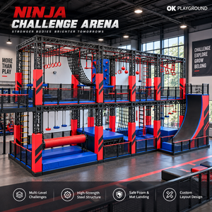 Populaire La Sécurité Durable Adaptée Aux Besoins Du Client Américain Parcours d'obstacles Ensemble Enfants <span class=keywords><strong>Ninja</strong></span> Guerrier D'intérieur - Product Image 1
