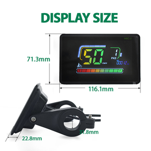 H6C-2 étanche 24V/36V/48V/60V cyclisme compteur <span class=keywords><strong>de</strong></span> <span class=keywords><strong>vitesse</strong></span> LCD affichage <span class=keywords><strong>de</strong></span> vélo électrique avec compteur <span class=keywords><strong>de</strong></span> <span class=keywords><strong>vitesse</strong></span> <span class=keywords><strong>de</strong></span> vélo accessoires Ebike - Product Image 2