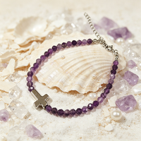 Bracelets faits à la main ajustables en cristal artificiel violet, bracelets de mode au design original, bracelets et joncs tendance pour cadeau