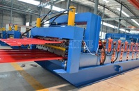 Nouvelle machine de formage à froid ZHIYE pour panneaux de toiture métalliques à double couche, machine à former des tuiles à deux profils