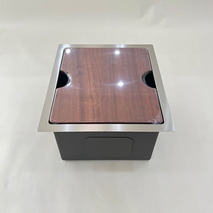 Fregadero bajo encimera de acero inoxidable de 0.8mm, cromo cepillado, de un solo seno, para RV, sala de té, barra de agua, isla - Product Image 2
