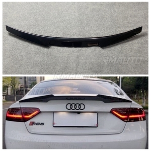 Aile en fibre de carbone pour AUDI A5 Spoiler arrière Coupé B8 4 portes 2008 2009 2010 2011 2012 2013 2014 2015 2016 Sportback Style M4 - Product Image 1