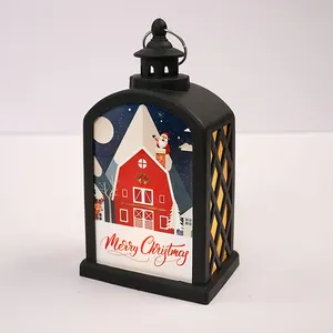 Qualisub Personalized Plastic LED Storm Lantern Sublimation Christmas Sublimation Garden Lanterns PET film for Sublimation