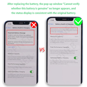 Batteria per Cellulare ad Alta Capacità con Diagnostica, 0 Cicli di Vita per <span class=keywords><strong>Apple</strong></span> <span class=keywords><strong>iPhone</strong></span> X <span class=keywords><strong>XS</strong></span> 11 12 13 14 15 - Product Image 2