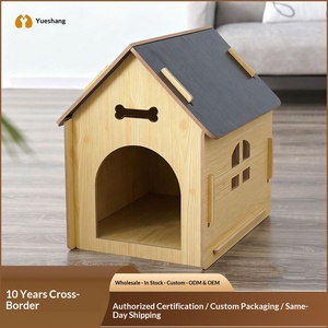 Yüksek Kaliteli Modern Ahşap Köpek Kulübesi Kedi Kulübesi Lüks Su Geçirmez Büyük Irklar İçin Dış Mekan Evcil Hayvan Villası - Product Image 2