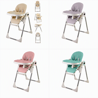 Chaise haute multifonctionnelle pliable pour l'alimentation de bébé Chaise de salle à manger portable pour enfants et bébés