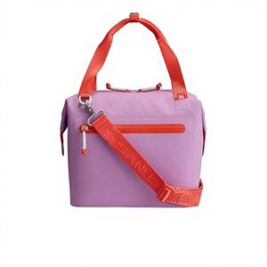 Custom Logo Recycled Polyester Oxford Thermal Food Meal Bento <b>Box</b> Sustainable Eco-Friendly Insulated Portable <b>Lunch</b> Cooler Bag - Product Image 1