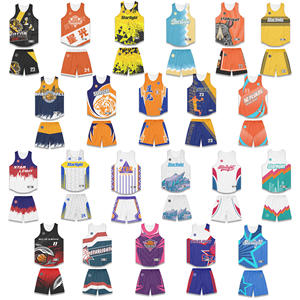 Maillots de <span class=keywords><strong>basket</strong></span>-ball pour hommes en gros personnalisés, ajustement de haute qualité, impression numérique NBAcing, 100% polyester, sans manches, séchage rapide - Product Image 1