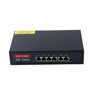 สวิตช์ PoE 6 พอร์ต 4X 2X LAN NVR พลังงานสูงสำหรับการตรวจสอบกล้องเครือข่าย - Product Image 4