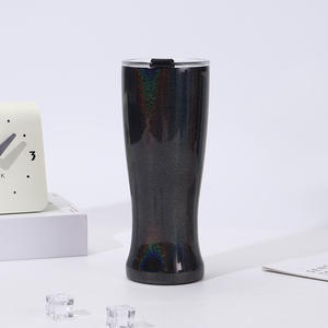 Seaygift arc-en-ciel peinture acier inoxydable vide <span class=keywords><strong>voiture</strong></span> gobelet tasse Double couche extérieur garder froid et chaud taille en forme tasse isolée - Product Image 5