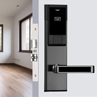 Serrures d'hôtel en acier inoxydable, système de serrure de porte d'hôtel électronique numérique intelligent avec clé RFID