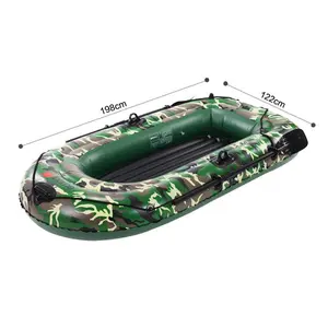 New outdoor water support fishing inflatable boat with outboard motor