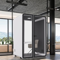 Cabines de confidentialité mobiles UNIBOOTH au design moderne, durables et insonorisées, pour bureaux, maisons, hôtels, écoles, gymnases, salons, centres commerciaux, de précision