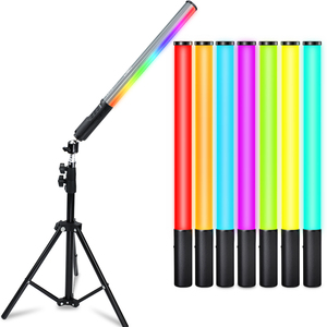 Fabbrica Vlog W150 RGB riprese Video concerto all'aperto alimentato a batteria porta cellulare fotografia porta letto flessibile - Product Image 1