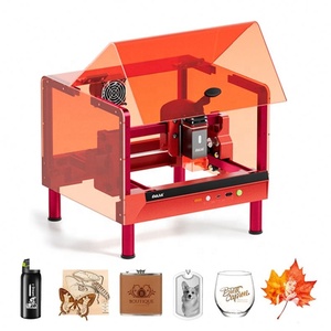 Máy khắc laser nhỏ nhỏ khắc laser Cutter Món quà sáng tạo tùy biến logo khắc gỗ da - Product Image 3