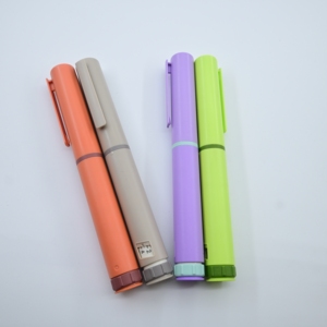 Reusable Plastic Injection <b>Pen</b> 3ml Candy Color Body Custom Logo Rubber Stopper Seal <b>Refillable</b> <b>Pen</b> Injector Skin Care Use - Product Image 1