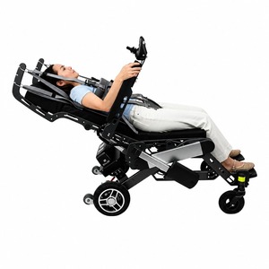 Robot de Asistencia para Caminar, Silla de Movilidad Eléctrica con Función de Pararse y Acostarse, Control Remoto Inalámbrico para Cuidadores - Product Image 1