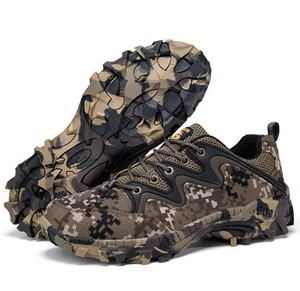 DF 2088 Verde Negro Marrón Protect Camel Zapatos Deportivos de Cuero Vacuno con Suela de Goma - Product Image 3