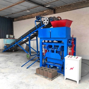 Sản lượng cao Tiêu thụ điện năng thấp băng tải trộn trực tiếp nhà máy 4-40c Máy làm gạch hoàn toàn tự động cho GẠCH XÂY DỰNG - Product Image 5