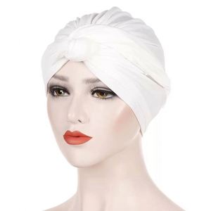 Mới hợp thời trang thời trang Thổ Nhĩ Kỳ trực tuyến phụ nữ hồi giáo hồi giáo căng Màu sắc rắn bông mềm đan headwrap khăn xếp hijab - Product Image 3