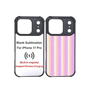 Support d'usine <span class=keywords><strong>Charge</strong></span> sans fil Anti Shock 2d Sublimation Coque de téléphone vierge pour <span class=keywords><strong>iPhone</strong></span> 17 Pro - Product Image 1