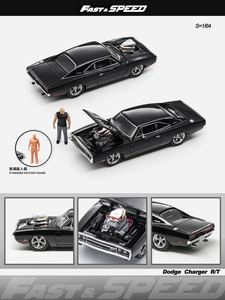 Pre-ordenar: Versión Limitada de Alta Velocidad 1:64 Charger R, Modelo de Coche de Aleación de Aluminio Fundido a Presión con Figura para Entusiastas de Películas Clásicas - Product Image 2