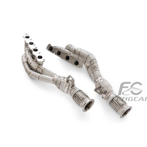 Collecteur d'échappement Downpipe en acier inoxydable de 1,5 mm d'épaisseur pour <span class=keywords><strong>Audi</strong></span> <span class=keywords><strong>R8</strong></span> <span class=keywords><strong>V8</strong></span> 4.2 2006-2015 avec catalyseur - Product Image 5