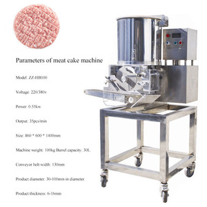 Grande pieno automatico di manzo di patate hamburger tortino cotolette di carne formatura macchina per fare la macchina sulle vendite - Product Image 3