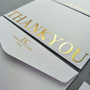 ที่กำหนดเองโลโก้ของตัวเองซองจดหมายเชิญธุรกิจใช้โปรโมชั่นซองจดหมายขอบคุณบัตรสำหรับธุรกิจขนาดเล็ก - Product Image 4