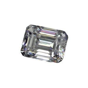 Cadermay Moissanite Gemstone Emerald Cut D Color Rectangle Loose Stone For Jewelry Making - Product Image 4