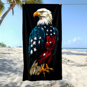 Trendy Print Pool Non Fading Microfiber <b>Beach</b> <b>Towel</b> Printed Bath <b>Towel</b> <b>Lightweight</b> Non-Fading Oversized Quick Dry Sand Free - Product Image 1