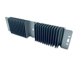 Personalizado 6061 6063 recubrimiento en polvo aluminio personalizado 6061 negro anodizado aluminio OEM disipador de calor de aluminio