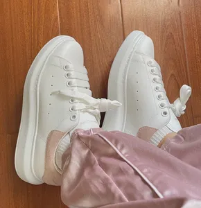 Designer shoes Fashion Couture Logo Casual <b>Sneakers</b> Genuine <b>Leather</b> Trend Walking Shoes Top Quality Height-increasing Shoes - Product Image 5