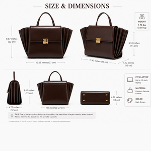 Custom Luxury Brand Metal Logo Pleated Flap Handbag Women's Fashion Versatile Tote <b>Bag</b> - Product Image 5