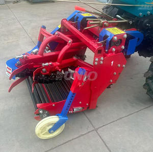 Récolteuse d'arachides tractée par motoculteur à transmission par engrenages, pour mini-terres agricoles, à faible taux de bris, compatible sol sec et humide - Product Image 6