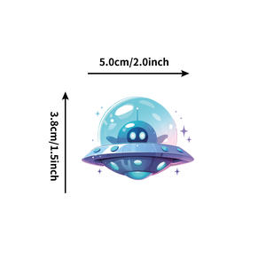 50 autocollants en vinyle découpés en forme de véhicules de dessin animé, mignons, pour enfants, moto, pour bouteille, <span class=keywords><strong>tablette</strong></span>, bricolage - Product Image 3